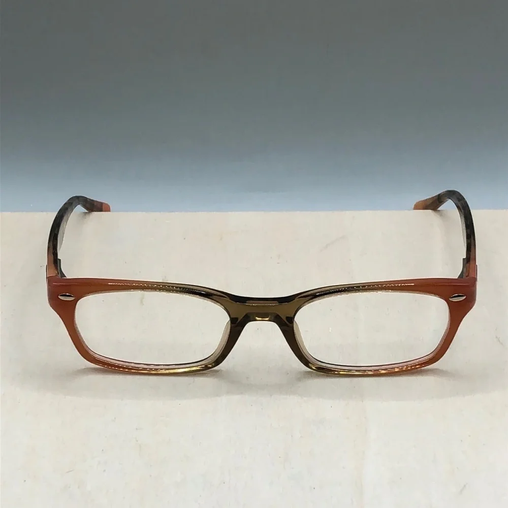 Ray-Ban RB5150-5487 Women Brown Orange Peachy Rectangle Glasses FRAMES ONLY